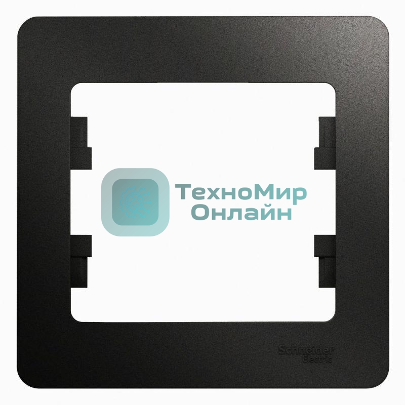 Рамка 1-м Glossa антрацит SchE GSL000701