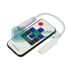 Мини контроллер LED RGb радио (RF) 10 кнопок 12-24 V/6 А LAMPER