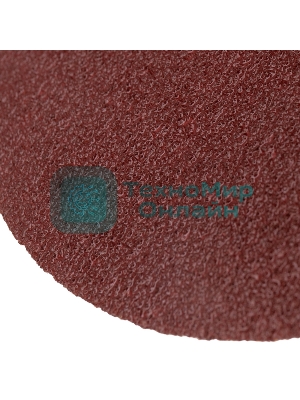 Диск абразивный на ворсовой основе на липучке, без отверстий, P 80, 125 мм, 10 шт. Kranz