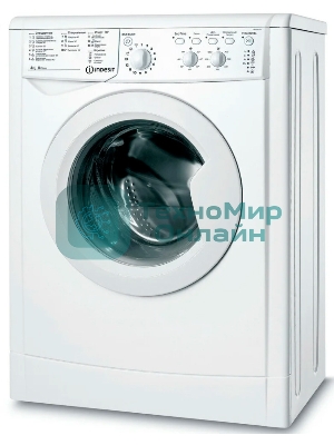 Стиральная машина Indesit IWSC 6105 белый, загрузка фронтальная 6 кг, 1000 об/мин., класс: А