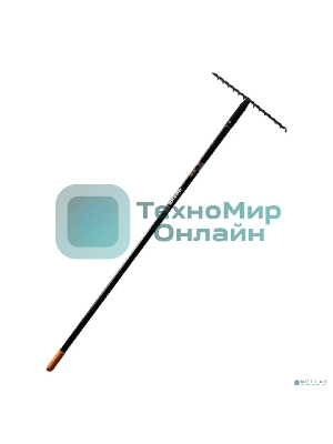 Грабли прямые ВИХРЬ 14 зубьев, сталь, с металлическим черенком 73/7/1/13