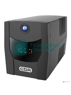 Источник бесперебойного питания CBR QTM-1500T-4F-LCUC Line Interactive 1500VA/900W 9Ah12V 4 x Shuko, HID-USB, RJ45/11