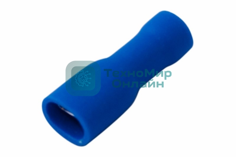 Клемма плоская Rexant полностью изолированная гнездо 5 мм 1.5-2.5 мм² (РППи-м 2.5-(4.8))