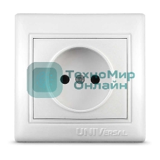 Розетка 1-м СП Севиль 16А IP20 бел. Universal С0022