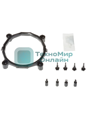 Кулер Cooler ID-Cooling DK-01S серебристый/черный 80мм алюминий 2200rpm 24db 3-pin 65W