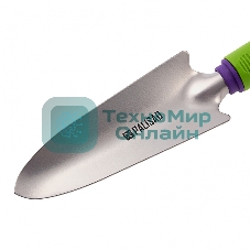 Совок посадочный узкий Palisad 62х315 мм, стальной, пластиковая рукоятка