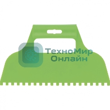 Шпатель для клея Сибртех пластмассовый, зубчатый 6х6 мм