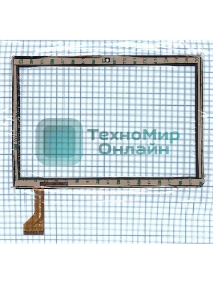 Сенсорное стекло (тачскрин) TurboPad 1015 3G, черное