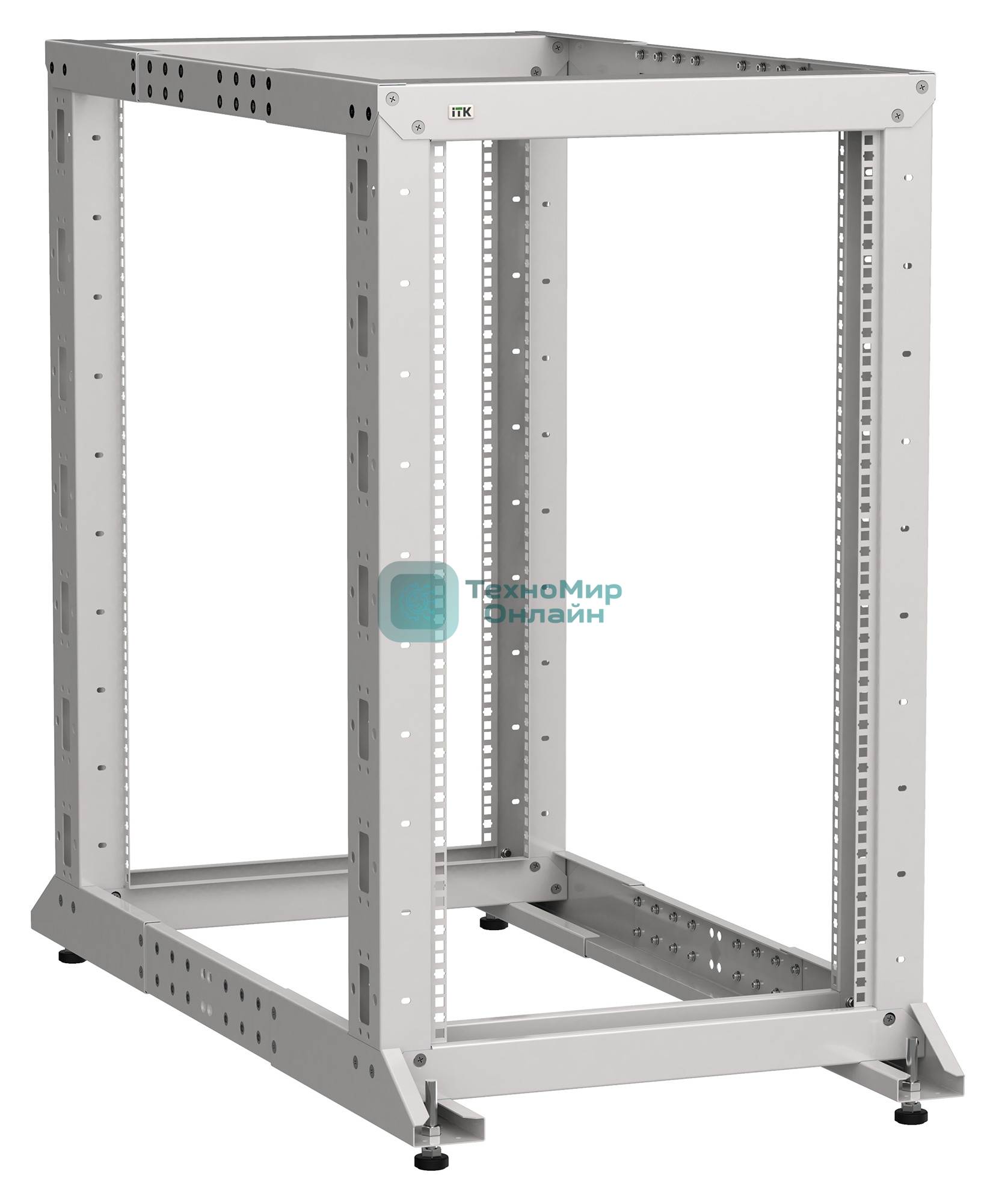 Стойка двухрамная ITK Linea LF35-33U61-2GM 33U 600 мм X 1000 мм 700 кг серый