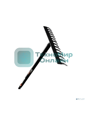 Грабли прямые ВИХРЬ 14 зубьев, сталь, с металлическим черенком 73/7/1/13