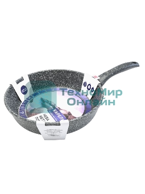 Сковорода НЕВА МЕТАЛЛ ПОСУДА 2326 Карелия д.26 Диаметр изделия: 26 см. Высота бортов: 6,8см. Толщина дна: 6 мм. Толщина стенок: 4мм. Диаметр дна: 18см. Цвет: натуральный природный камень. Линия 