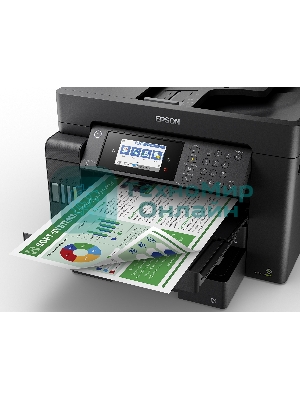 МФУ струйное Epson L15150, (A3, ADF, duplex, 35 стр./мин., Ethernet, Wi-Fi черный)