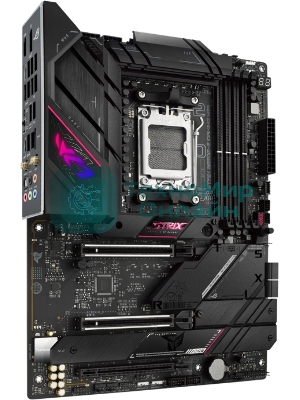 Материнская плата ASUS ROG STRIX B650E-E GAMING WIFI, AM5, AMD B650, 4xDDR5, 4xSATA, 4xM.2, 1xPCI-E 4.0 x4, 1xPCI-E 5.0 x8, 1xPCI-E 5.0 x16, 1xDP, 1xHDMI, 1x 2.5Gb LAN, 4xUSB-A 3.2 Gen 2, 6xUSB-A 3.2 Gen 2, 1xUSB-C 3.2 Gen 2, 1xUSB-C 3.2 Gen 2x2, 5x3.5 мм, TOSLINK, 7.1, ATX