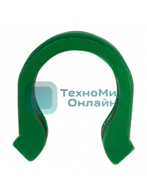 Универсальные зажимы для крепления пленки к каркасу парника Palisad d12мм, 20 шт/уп, зеленые