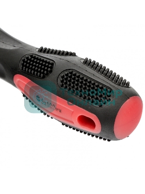 Отвертка Matrix Anti-Slip, SL5,0 х 100 мм, CrV, двухкомп. рукоятка