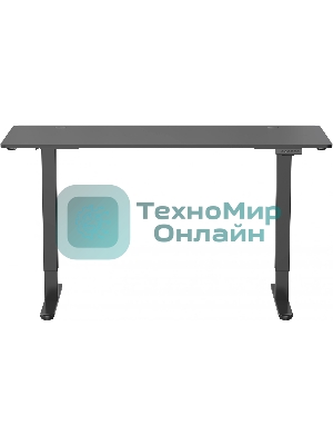 Стол компьютерный Cactus CS-EDL-BBK черный, столешница ДСП, каркас черный