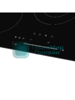 Встраиваемая варочная панель ECS 702 электрическая, 75 см, 5 конфорок, черный цвет