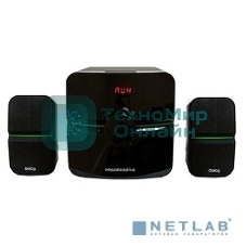 Акустическая система Dialog Progressive AP-203 черный 2.1, 18W+2*10W RMS, USB+SD reade