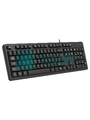 Клавиатура проводная A4Tech KK-3, USB, черный