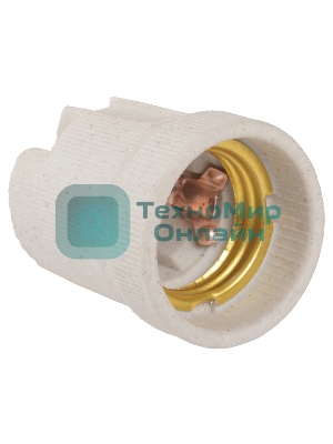 Патрон подвесной керамический, Е27, индивидуальный пакет, IEK IEK EPC10-04-02-K01 Пкр27-04-К43