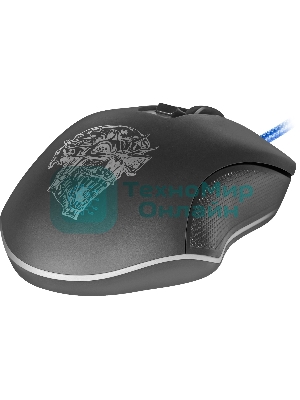 Мышь проводная Defender Sleipnir GM-927 черный, 12800 dpi, USB, кнопки - 6