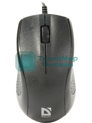 Мышь проводная Defender Optimum MB-160 черный, 1000 dpi, USB, кнопки - 3
