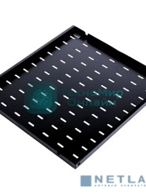 Полка перф. грузоподъемностью 100 кг., глубина 750 мм, черный