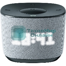 Умная колонка Sber Boom Home, 8Вт, с экраном, 1 динамик, часы, мультирум, TWS, Zigbee хаб, Wi-Fi, Bluetooth 5.0, Zigbee, Салют, серый