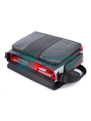 Сумка мужская Piquadro Urban CA1592UB00/GRN серый/черный натур.кожа