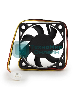 Вентилятор для корпуса Gembird черный 50мм 4500rpm 24db 3-pin 827