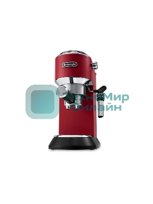 Кофеварка эспрессо DeLonghi EC685.R красный, исп. кофе - молотый/чалды, 1.1 л, 1350 Вт, 15 бар