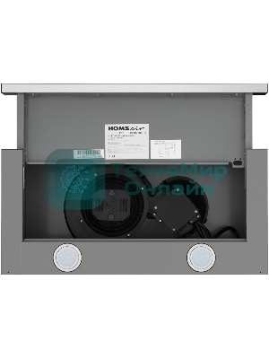 Вытяжка встраиваемая HOMSair FLAT 60 серебристый, 60 см, 520 куб. м/ч, 47 д