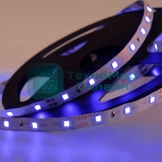 Лента светодиодная открытая, 8 мм, IP23, SMD 2835, 60 LED/m, 12 V, цвет свечения синий