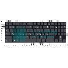 Клавиатура для ноутбука Lenovo Legion Y740-15 черная с подсветкой