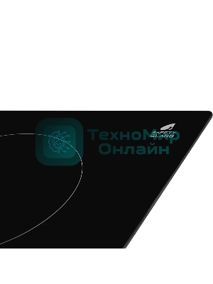 Встраиваемая варочная панель ECS 702 электрическая, 75 см, 5 конфорок, черный цвет