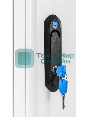 Шкаф коммутационный ЦМО (ШРН-9.500) настенный 9U 600x529 мм пер. дв. стекл. 200 кг серый 470 мм 180 град.