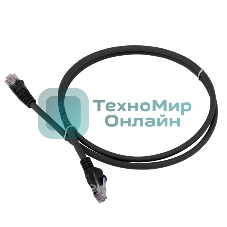 Патч-корд LANMASTER LSZH UTP cat.5e, 5.0 м, черный