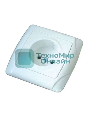 Розетка 1-м СП Маргарита 16А IP20 бел. Universal М0022
