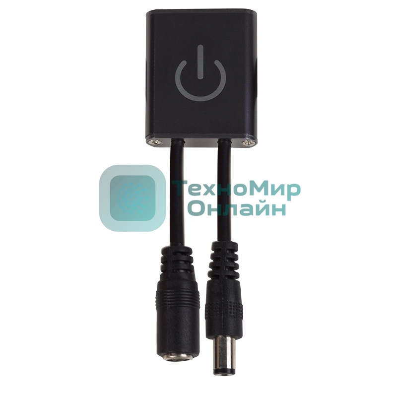 Сенсорный LED выключатель для светодиодной ленты, 5,5х2,1 мм, 12/24 В, 36/72 Вт, 3 А