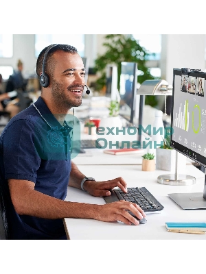 Гарнитура проводная Logitech Headset H111 Stereo grey (981-000594/981-000593/981-000588)