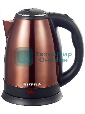 Чайник электрический SUPRA KES-1845S 1.8 л, 1500 Вт, медный (корпус: нержавеющая сталь)