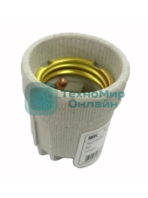 Патрон подвесной керамический, Е27, индивидуальный пакет, IEK IEK EPC10-04-02-K01 Пкр27-04-К43