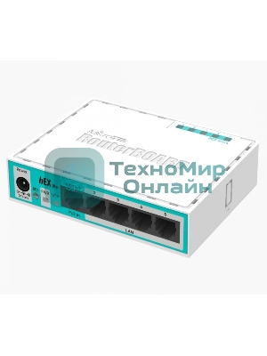 Маршрутизатор MikroTik RB750r2 hEX lite 5x10/100 Mbps