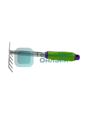 Грабли 5-зубые Palisad, 115х275 мм, стальные, пластиковая рукоятка