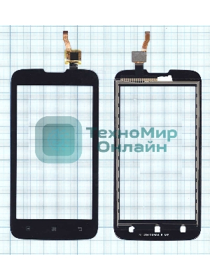 Сенсорное стекло (тачскрин) для Lenovo MCF-045-1620-01-V2 черный