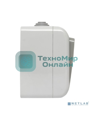 Выключатель 2-клавишный 10А IP54 серый EKF Мурманск