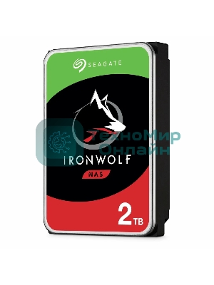 Жесткий диск Seagate SATA-III 2TB ST2000VN003 NAS Ironwolf (5400rpm) 256Mb 3.5