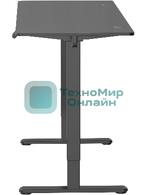 Стол компьютерный Cactus CS-EDL-BBK черный, столешница ДСП, каркас черный