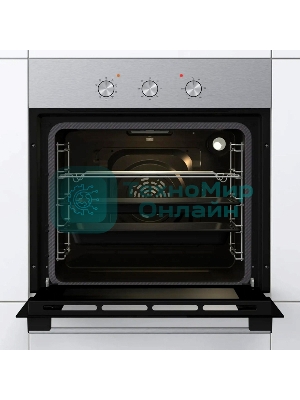 Встраиваемый духовой шкаф электрический Gorenje BO6727E03NX, черный/серебристый
