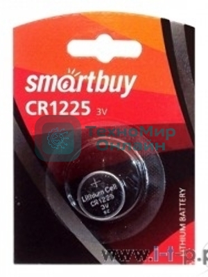 Батарейка Smartbuy CR1225/1B (12/720) (SBBL-1225-1B) (1 шт. в уп-ке)